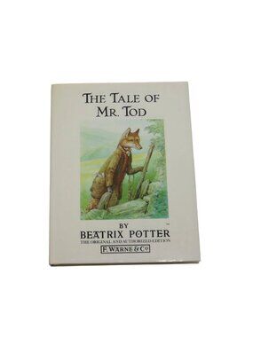Beatrix Potter Tale of Mr Tod #14 Hardcover 1985 Book & Dust Cover England VTG